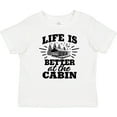 thumbnail image 3 of Inktastic Life is Better at the Cabin with Trees and Moon Boys or Girls Baby T-Shirt, 3 of 5