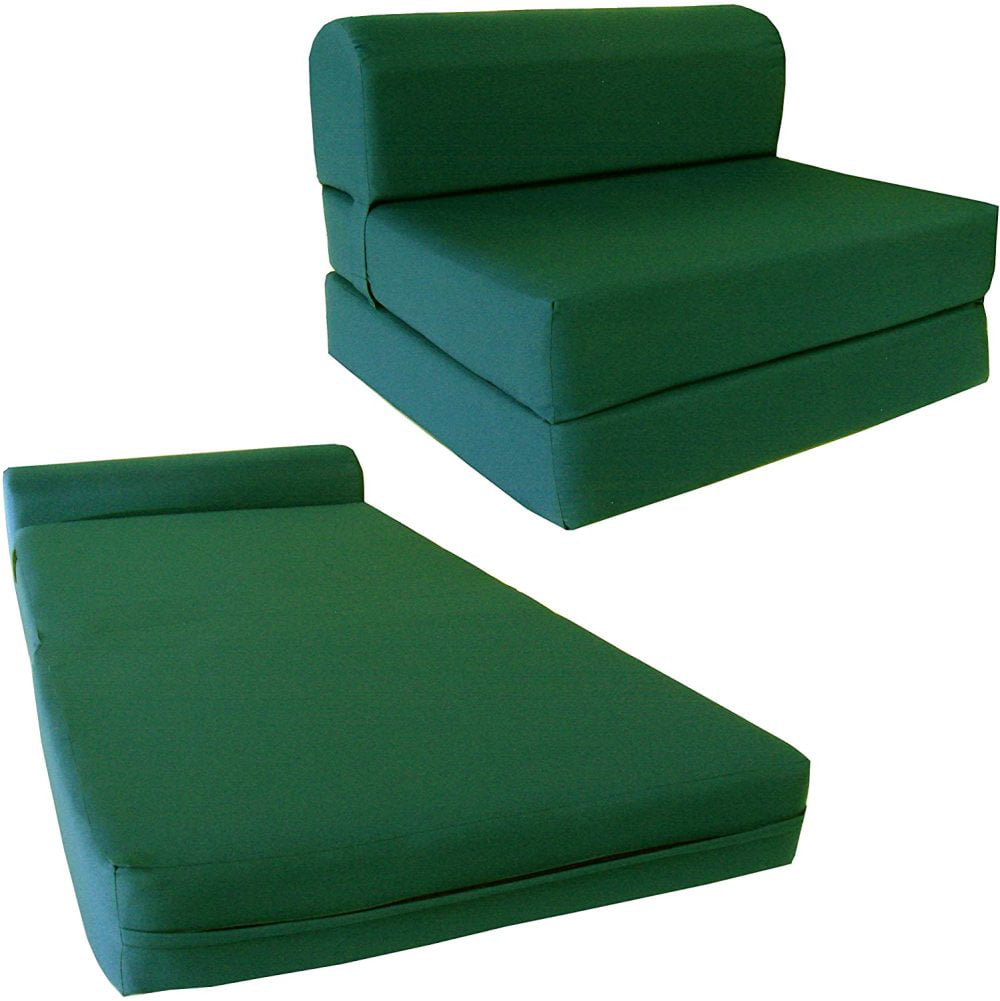 Foldable Mats Trifold Foam Beds Seats 1.8 Density 3x27x75 Hunter Cushions 