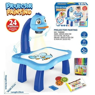 Ben Franklin Toys Drawing Projector for Kids 3 & Up | Preschool Tracing  Projector Kit Includes 32 Animal Drawings on 4 Sturdy Discs, 8 Crayons & 1  Pad