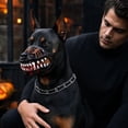 thumbnail image 4 of Scary Dog Muzzle, Prevents Barking with Adjustable Plastic Breathable Muzzle for Halloween,Party Costume and Christmas(S), 4 of 7