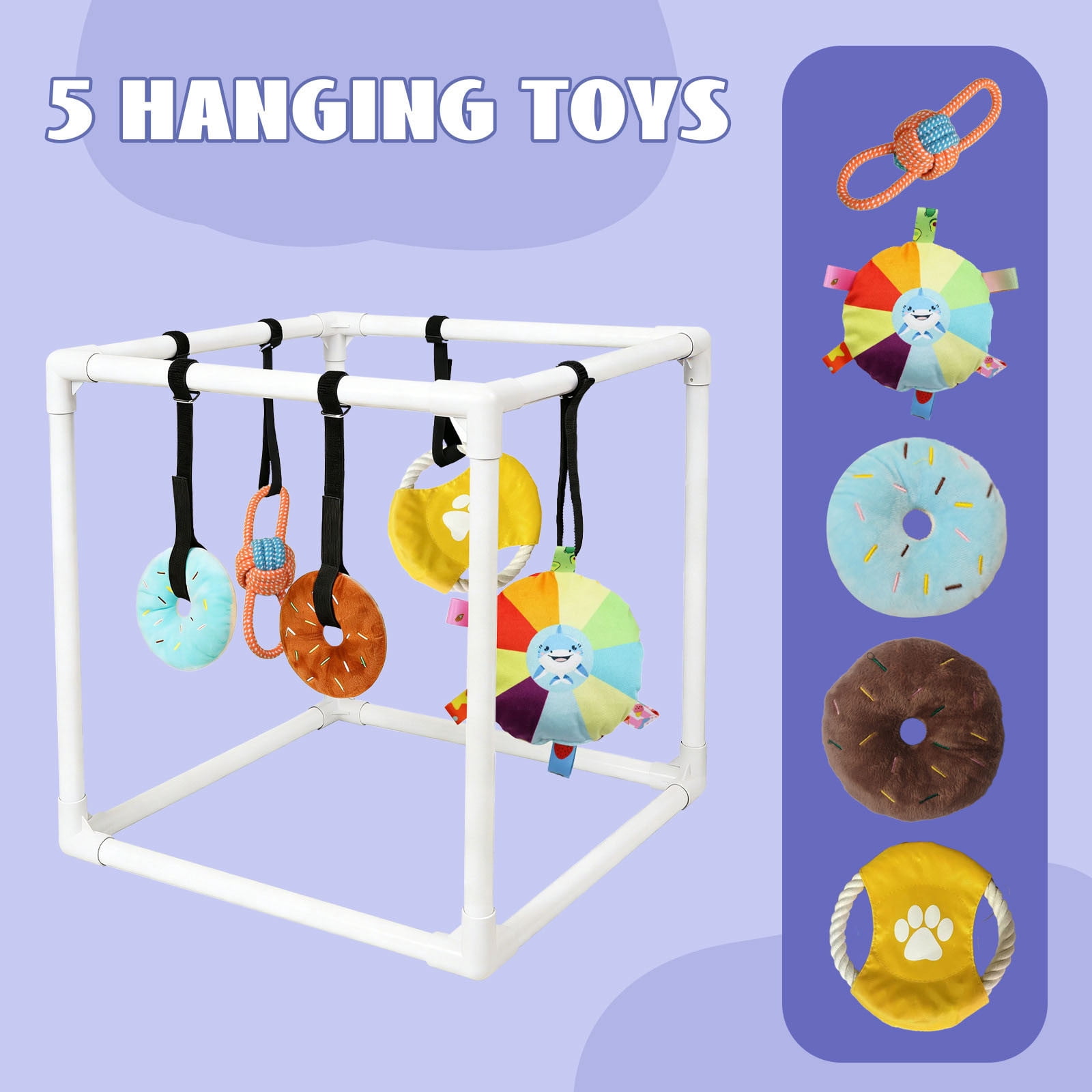 Interactive Puzzle Toy for Mental Stimulation Exercise for Cats and Dogs with Interactive Design and Materials