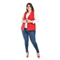 thumbnail image 3 of Chaleco de vestir Roman Fashion /Tallas Extras, 2430 (Rojo) rojo 40, 3 of 7