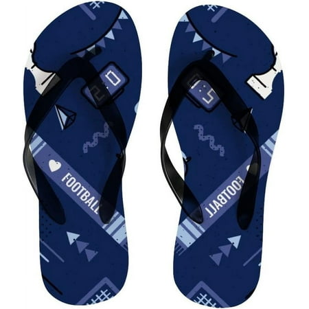 

Hyjoy Flip Flops Slippers Sports Football for Women Girl Men Sandals Beach Summer Shower Slippers