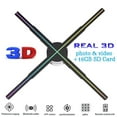thumbnail image 2 of WiFi 3D Holographic Projector 678LED 56cm APP Control Holographic Player for ImageVideo Store Advertising Display USPlug, 2 of 5