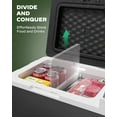 thumbnail image 5 of CHITOOMA 12 Volt Car Refrigerator, 25QT Electric Cooler, Portable Freezer Compressor Cooler -4℉~68℉, 12/24V DC & 110-240V AC for Travel Camping Truck Home, 5 of 10