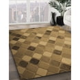 thumbnail image 3 of Ahgly Company Machine Washable Indoor Rectangle Transitional Dark Bronze Brown Area Rugs, 8' x 10', 3 of 7