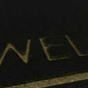Mohawk Home Welcome Polyester Doormat in Black, 18 x 30