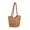 Khaki, variant on Gustave Crochet Tote Bag for Women Summer Mesh Beach Bag Casual Knit Woven Hobo Shoulder Bags Handbag Purse for Travel Picnic Vacation - Khaki
