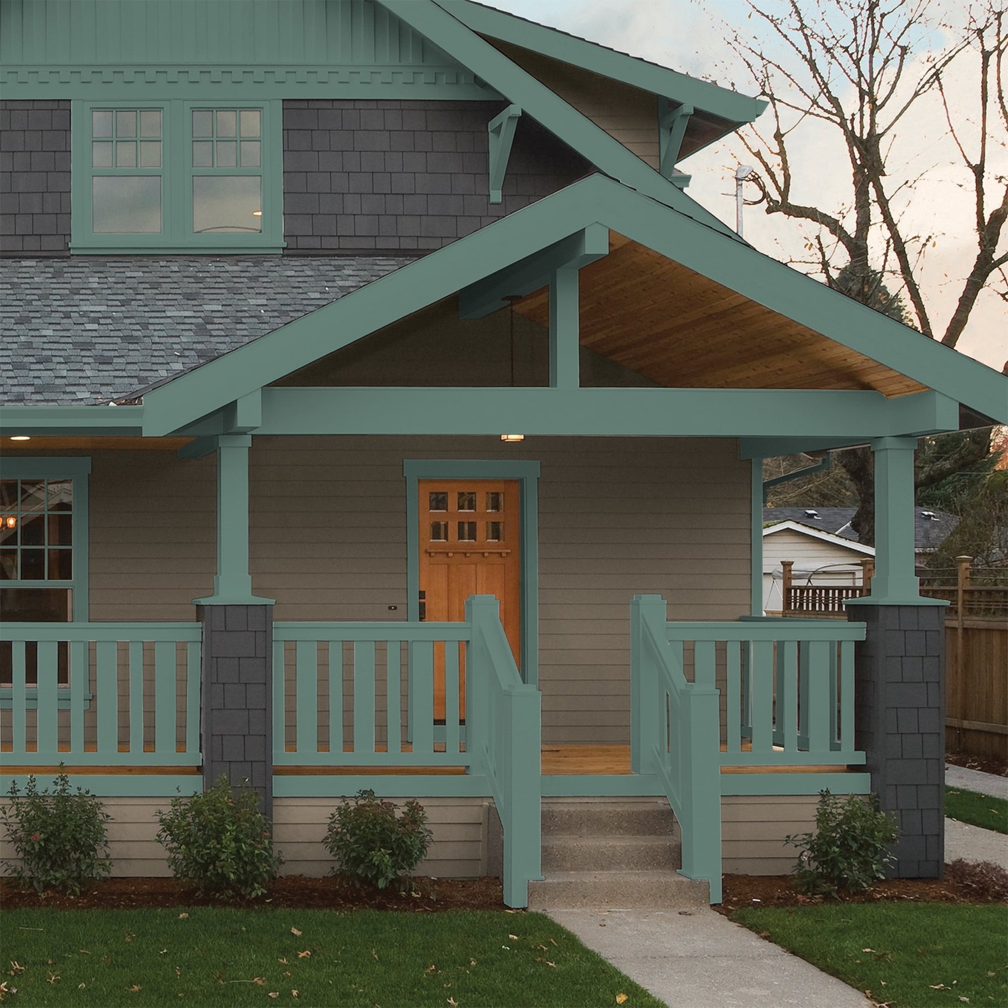 HEP Salal Leaves Exterior Paint + Primer Semi Gloss , 1 Quart