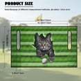 thumbnail image 7 of Uorisanigo Cute Golf Cart Seat Cover, Golf Cat Breathable Bench Seat Cover with 4 Front Pockets, Non-Slip Seat Protector for Golf Cart, Fits for EZGO, Club Car, Yamaha and More, 7 of 7