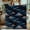 40x30inch(102cmx76cm), variant on 1pc Vintage Starry Cloudscape Night Sky Artwork Flannel Throw Blanket - Soft Cozy All-Season, Deep Blue & Pink Clouds with Golden Stars, Digital Print for Sofa Bed Camping Travel Office, Cozy Blanket