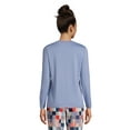 thumbnail image 2 of Lands' End Women's Petite Relaxed Supima Cotton Long Sleeve Crewneck T-Shirt, 2 of 3