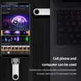 thumbnail image 1 of Unidad flash externa de estado sólido USB 2.0 Pen Drive 25/12MBS Metal (8GB plata), 1 of 7