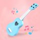 thumbnail image 4 of Mini guitarra ukelele de juguete, juguete educativo de aprendizaje temprano de , guitarra pequeña para principiantes, niños Azul Sunnimix ukelele para niños, 4 of 7