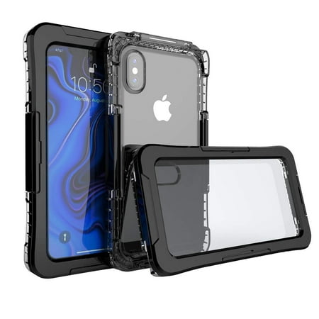 Mignova iPhone Xs Max 6.5 inch case, Full Sealed Waterproof Dust Proof Shockproof Full Body Underwater Cover Case for iPhone Xs Max 6.5 inch case 2019 (Best Iphone Task Manager 2019)