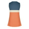 thumbnail image 5 of lSLJS Débardeur Femme Été Couleur Assortie Col Rond Sans Manches Tunique Décontractée Blouse, Débardeurs Femme, 5 of 5