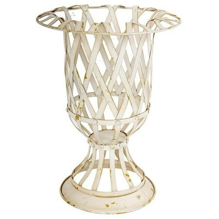 - Ophelia & Co. Wesolowski Lattice Metal Urn Planter