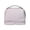 A005- Purple, variant on Makeup Organizer | Two Compartment Faux Leather Travel Makeup Bag for Women, Water Resistant Travel Toiletry Organizer, 9X6X5 in
