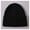 Black, variant on Fuzzy Winter Beanie for Women & Men Unisex - Pink Off-White Black Premium Faux-Fur Stretch Fit One Size Fits All