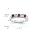 thumbnail image 7 of Designer 14K White Gold Diamond With Ruby Band Made In India -Jewelry By Sweet Pea Creations, 7 of 7