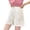 White, variant on Gelikeya Girls Ripped Denim Shorts Elastic Waist Summer Casual Jeans Shorts Solid Color Outdoor Streetwear Clothes Black, 4-5 Years