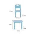 thumbnail image 5 of 3 Pcs Kids Table Chair Simulation Furniture Mini Chair Toy Children Desk Chair Set Furniture Model Chair Model Toy, 5 of 5