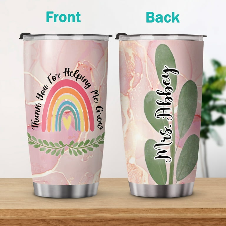 Flagwix Tumbler, Personalized Teachers Gifts, Gifts For Her – Teacher Life  – Mothers Day Gifts For Teachers, 20oz – HomeWix