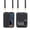 Black, variant on Dteck For Samsung Galaxy Z Flip4,Shockproof Artificial Leather Adjustable Shoulder Strap Case Cover,Pink