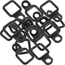 WORGEOUS 8pcs Heavy Duty Trailer Tie Down D Rings Set Metal Anchor Hooks for Car and Truck Cargo and Trunk Tie Down Anchors Replacement