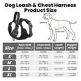 thumbnail image 3 of MASBRILL Dog Harness and Leash Set, No Pull Vest Harness, Reflective Adjustable Soft Padded Pet Harness with Handle for Small to Large Dogs, 3 of 8