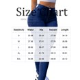 thumbnail image 4 of Wutalume Jeans for Women Slim Fit Straight Leg Mid Rise, Solid Color Versatile Denim Pants, Comfort Stretch for All-Day Wear,Black L, 4 of 7