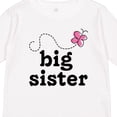 thumbnail image 4 of Inktastic Big Sister Butterfly Announcement Girls Long Sleeve Toddler T-Shirt, 4 of 5