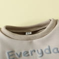 thumbnail image 4 of Baby Sweatshirts Patchwork Long Sleeve Pullover  Neck Contrast Color Tops, 4 of 6