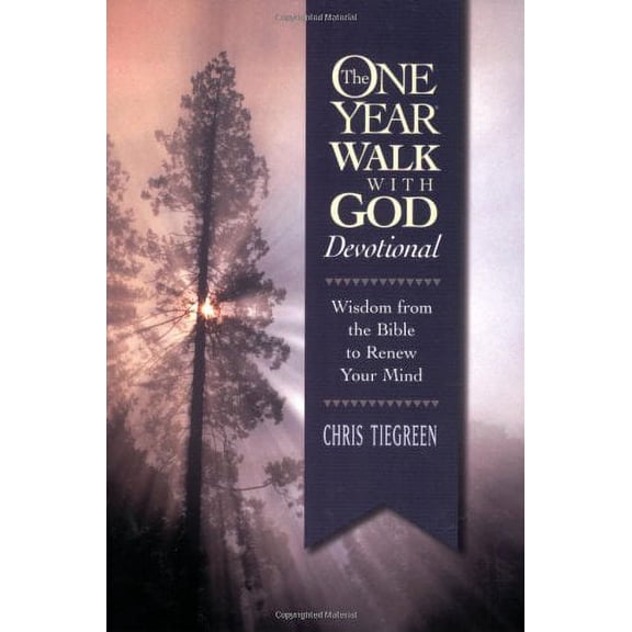 The One Year Walk with God Devotional: Wisdom from the Bible to Renew Your Mind (Paperback) by Chris Tiegreen, Walk Thru Ministries (Producer)
