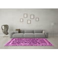 thumbnail image 3 of Ahgly Company Indoor Square Animal Pink Traditional Area Rugs, 8' Square, 3 of 4