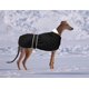 thumbnail image 1 of Cálido Abrigo Galgo Acolchado Térmico Con Agujero De Arnés. Abrigo de invierno para perro con cálido forro polar. Apariencia para perros al aire libre -negro-l, 1 of 2