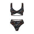thumbnail image 4 of Daiia Cool Sports Car Women's Bikini Set Two Piece Swimsuit High Waisted Bikini Adjustable Straps Bikini Perfect for Beach, Pool, and Summer Vacation-XX-Large, 4 of 9