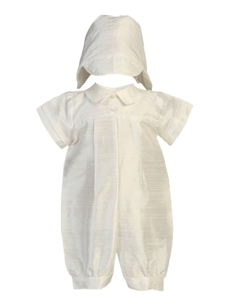 baptism romper for baby boy