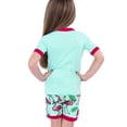thumbnail image 3 of LazyOne Short-Sleeve Summer Pajama Sets for Girls and Boys, Unisex, Flamingo, 3 of 7