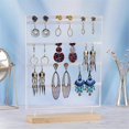 thumbnail image 4 of 1 Piece Simple 5-Layer Black 100-Hole Jewelry Rack Jewelry Storage Jewelry Rack Dressing Table Jewelry Display, 4 of 5