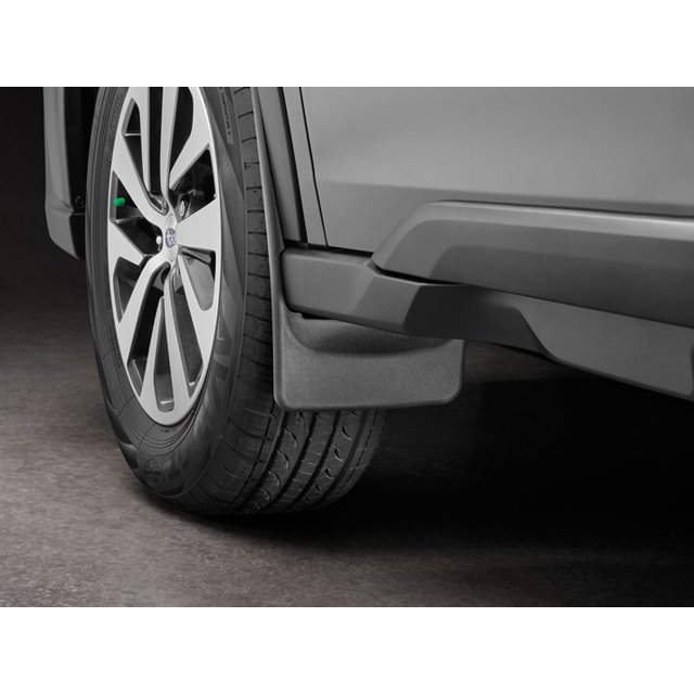 Convient 2020-2024 Subaru Outback Weathertech Boue 110115 Ajustement Direct; Ensemble de 2; Profilé; Sans Logo; Noir; Thermoplastique; Système de Fixation Rapide