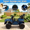 thumbnail image 5 of iYofe 12V Licensed Ford Bronco Raptor Powered Ride-On Truck with Remote Control for Kids, Ages 3+, Blue, 5 of 7