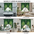 thumbnail image 3 of St. Patrick's Day Swag Valances for Windows, Kitchen Window Curtains Over Sink, Green Clovers Coin Buffalo Plaid Window Treatment Curtains for Living Room/Bedroom Curtains 2 Panel Sets 36"x45", 3 of 8
