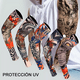 thumbnail image 2 of Mangas Protectoras de Sol diseño de Tatuaje 8 Piezas Belug  Manga Protectoras, 2 of 4