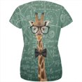 thumbnail image 2 of Giraffe Geek Math Formulas All Over Womens T Shirt Multi SM, 2 of 2