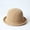 Khaki, variant on New Round Top Hat With Rolled Brim, Autumn And Winter Net Red Rolled Brim Small Basin Hat, Retro Short Brim Bucket Hat