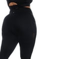 thumbnail image 5 of White Mark Women's Plus Size High Waist Mesh Insert Activewear Leggings, 5 of 5
