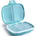 thumbnail image 1 of Daily Pill Organizer, 8 Compartments Portable Pill Case, Pill Box To Hold Vitamins, Cod Liver Oil, 1 of 5