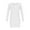 White, variant on ameIAEA Girls Mesh Long Sleeve Formal Dress Ruched Slim Party Dance Mini Dresses 5-15 Years