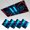 Color 2, variant on 4 Pack Magnetic Ceiling Light Covers 2 x 4 Feet, Neon 3D Geometric Tunnel Floating Cubes Futuristic Grid Light Shades & Filters for Office Classroom Drop Ceiling Flat Panel Lights